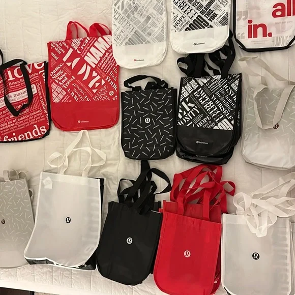 lululemon athletica Bags Read Description Lululemon Reusable Tote Bags Many Colors And Sizes Poshmark